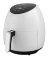 Heinner SnowDrop Heißluftfritteuse – 2000W – 5L Volumen – Digitales Display – Touch-Bedienung – Einstellbarer Thermostat 80–200°C – Timer 60 Min – Antihaftbeschichtung – Weiß