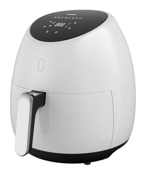 Heinner SnowDrop Heteluchtfriteuse – 2000W – 5L Capaciteit – Digitaal Display – Touchbediening – Instelbare Thermostaat 80–200°C – Timer 60 min – Anti-aanbaklaag – Wit