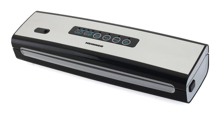 Heinner Vacumeermachine – 130 W – 6 L/min – Vacuümdruk 0,58 Bar – Droog & Vochtig – Pulse – Vacumeren & Sealen – Zakken tot 30 cm – Mini Snijder – Zwart/RVS