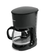 Heinner Filterkoffiezetapparaat – 750 W – Inhoud 1,25 L – Glazen Koffiekan – Warmhoudplaat – Druppelstop – Waterniveau-indicator – Zwart