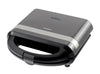 Heinner Elektrischer Sandwichmaker und Kontaktgrill – 700 W – Sandwichtoaster mit Antihaftplatten – Kontrollleuchten – Verriegelbarer Griff – Für Sandwiches, Paninis und Snacks – Schwarz