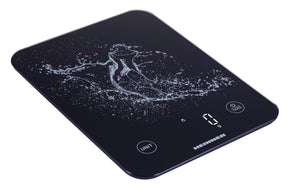 Heinner Digitale Keukenweegschaal – Maximaal 10 kg – USB-C Oplaadbaar – Water- en Melkvolume – Tarrafunctie – Digitaal Display – Waterbestendig – Zwart