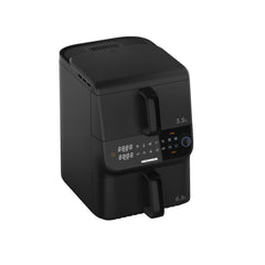 Heinner Dubbele Airfryer 10 L – Heteluchtfriteuse 2 Manden – 10 Programma’s – Smart & Dual Cooking – 2500 W – Digitale Bediening – Zwart