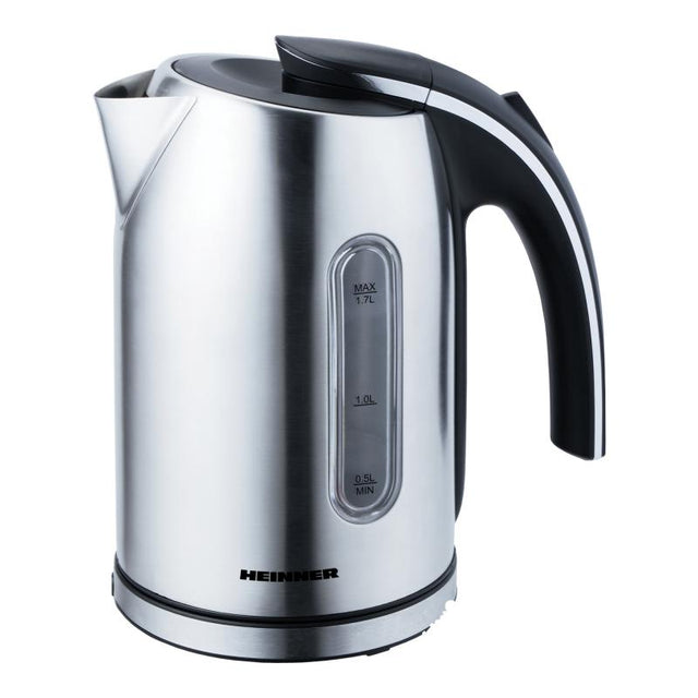 Heinner Imenium PF-70 RVS Waterkoker – 1,7 Liter – 2200W – Waterniveau Indicator – 360° Draaivoet – Automatische Uitschakeling – Uitneembaar Kalkfilter