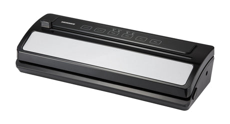Heinner Vacumeermachine – 110 W – Droog & Vochtig – Normal & Gentle – Automatisch Vacumeren en Sealen – Containerfunctie – 3 mm Sealnaad – Geïntegreerde Snijder – Zwart/Zilver