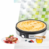 Heinner 2-in-1 Pannenkoekenmaker & Crepemaker – 1500W – Anti-aanbaklaag – Omkeerbare Plaat – Temperatuurregelaar – Indicatie Lampje – Roestvrijstalen Behuizing (2)