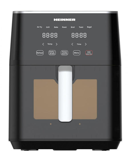 Heinner Heteluchtfriteuse – 1500–1800W – 7L Capaciteit – Digitaal Display – Touchbediening – Temperatuur 40–200°C – 10 Functies – Dehydrateren – Keep Warm – Zwart
