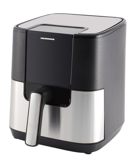 Heinner HealthyEra Heteluchtfriteuse – 1500W – 5,5L Capaciteit – Digitaal Display – Touchbediening – 8 Programma’s – Timer 60 min – Temperatuur 80–200°C – Zwart/Zilver