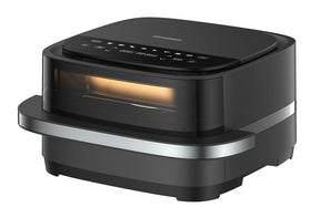 Heinner Heteluchtfriteuse en Pizzamaker – 2-in-1 – 2200W – 4L Capaciteit – Pizza tot 25,4 cm – Digitaal Display – 9 Programma’s – Temperatuur 40–230°C – Kijkvenster – Zwart