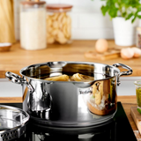 Tefal Duetto+ Kookpan 24 cm - Met deksel - RVS - Geschikt voor alle warmtebronnen - Zilver