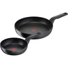 Tefal Hard Titanium Pro 2-teiliges Pfannenset - Bratpfannen - Induktion - Schwarz