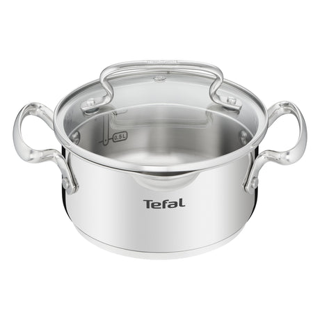 Tefal DUETTO+ Kookpan 16 cm - Met Deksel -  Vaatwasserbestendig - Zilver — officiële productfoto van Tefal (extra aanzicht)