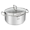 Tefal Duetto+ Kochtopf 24 cm – Mit Deckel – Edelstahl – Geeignet für alle Wärmequellen – Silber